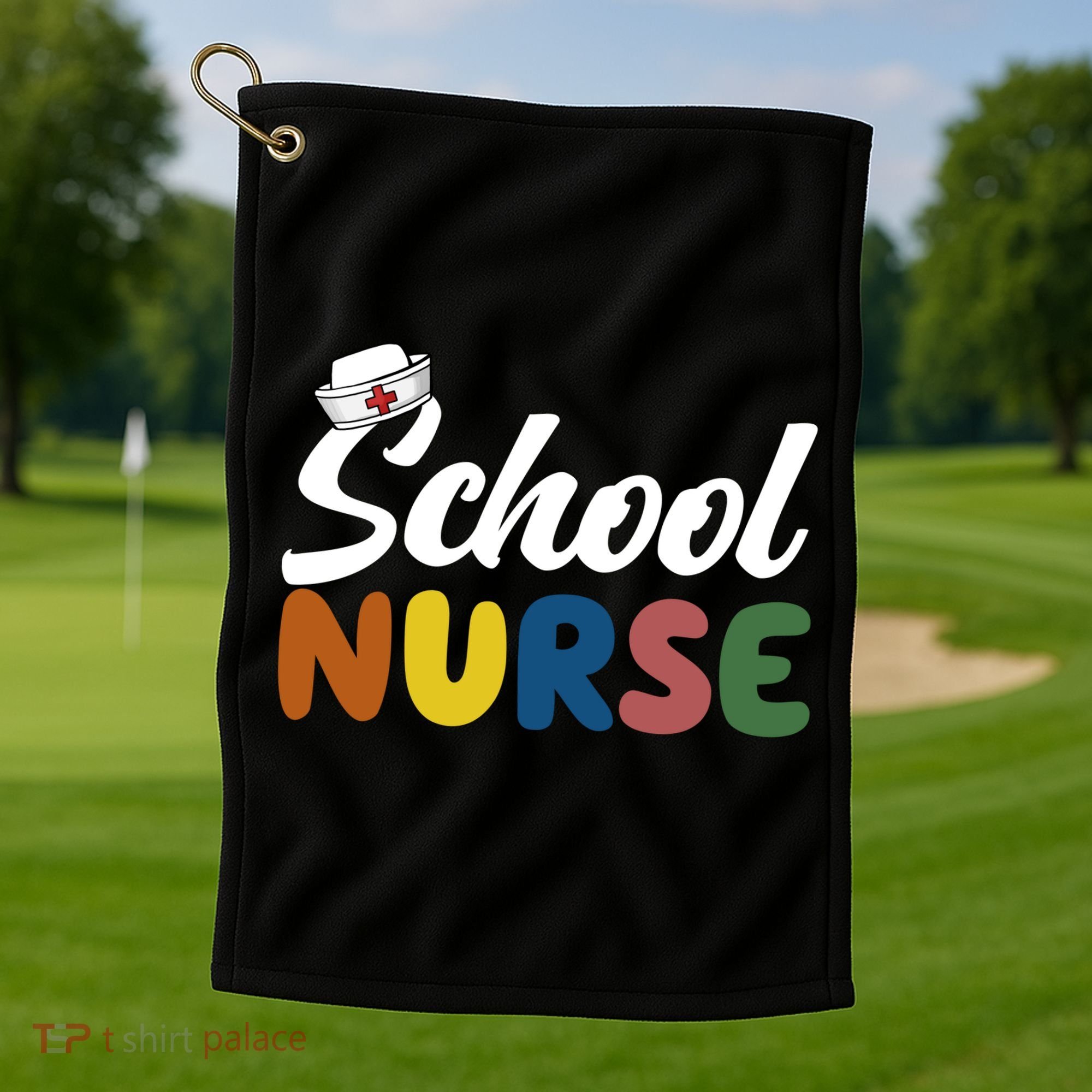 School Nurse Golf Towel