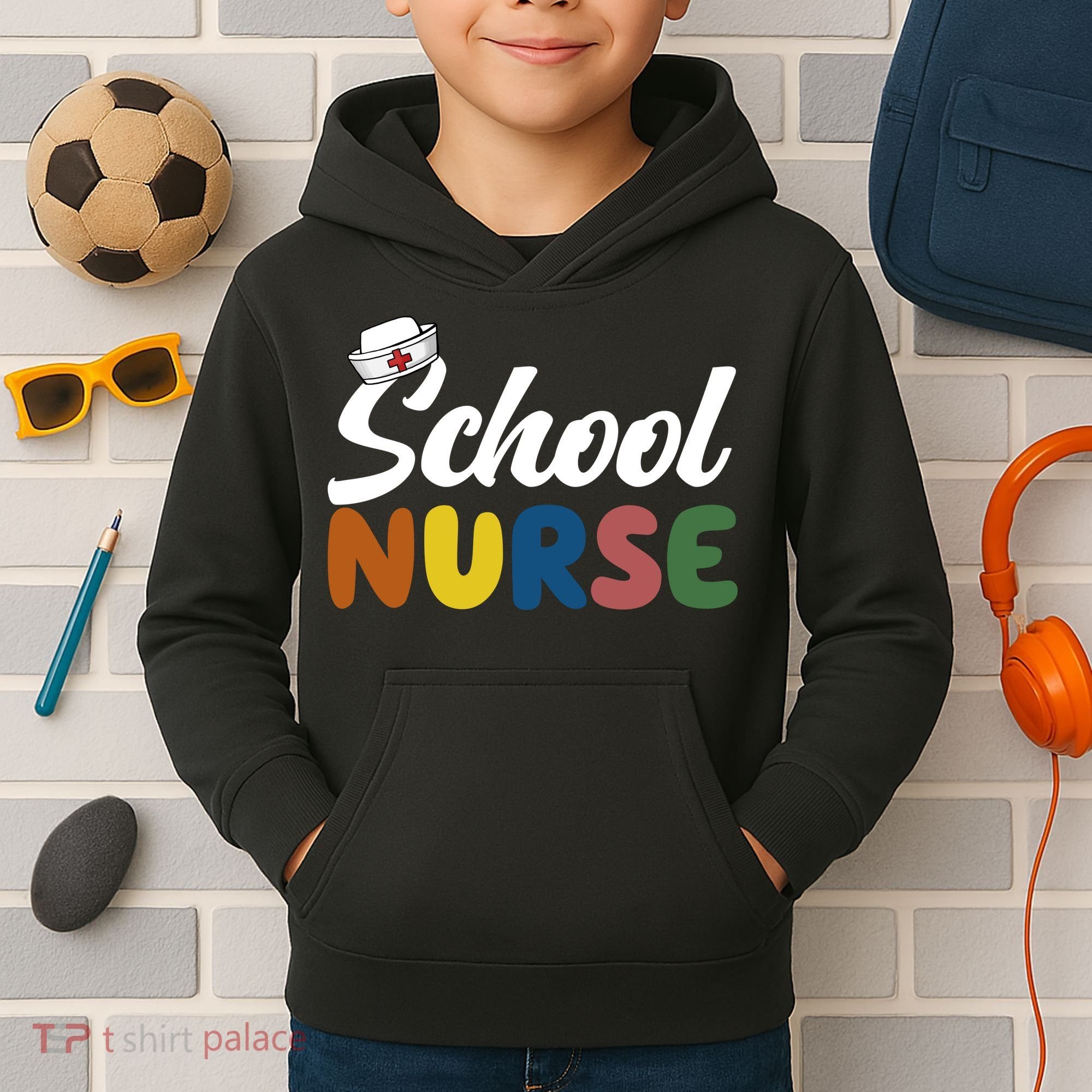 School Nurse Kids Hoodie