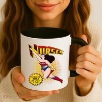 Superhero Nurses Saving The World One Life At A Time Coffee Mug thumb 3