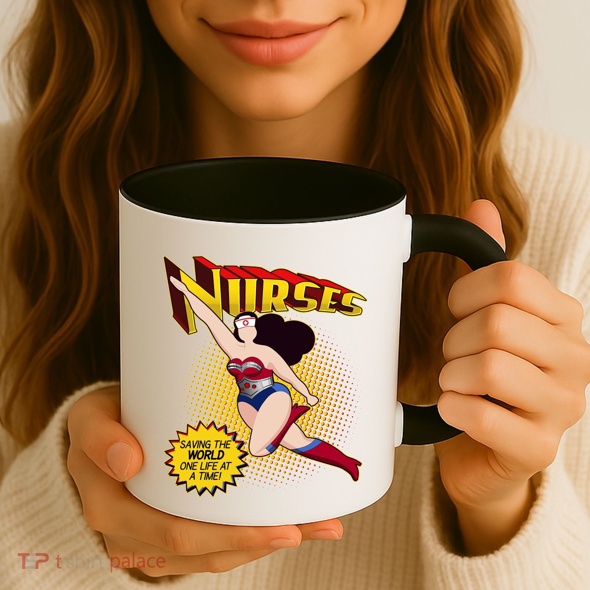 Superhero Nurses Saving The World One Life At A Time Coffee Mug