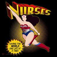 Superhero Nurses Saving The World One Life At A Time Women's Hoodie thumb 2