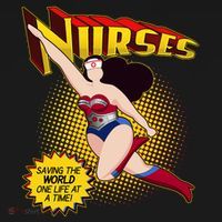 Superhero Nurses Saving The World One Life At A Time Mousepad thumb 1