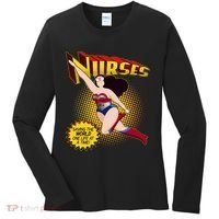 Superhero Nurses Saving The World One Life At A Time Women's Long Sleeve Shirt thumb 0
