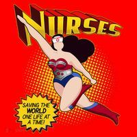 Superhero Nurses Saving The World One Life At A Time Santa Hat thumb 1