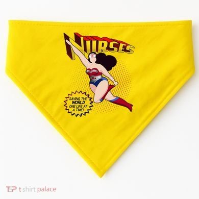 Superhero Nurses Saving The World One Life At A Time USA-Made Doggie Bandana