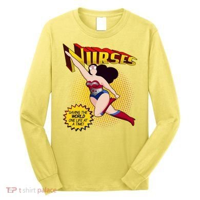 Superhero Nurses Saving The World One Life At A Time Long Sleeve Shirt