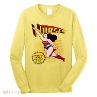 Superhero Nurses Saving The World One Life At A Time Long Sleeve Shirt thumb 0