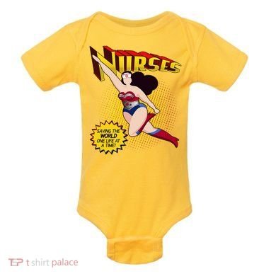 Superhero Nurses Saving The World One Life At A Time Baby Bodysuit