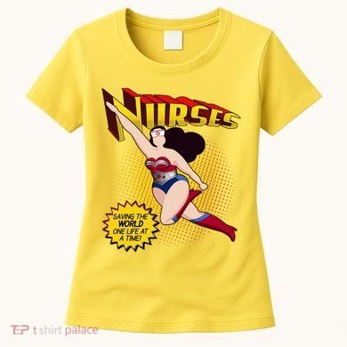 Superhero Nurses Saving The World One Life At A Time Women's T-Shirt