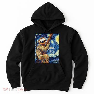 Starry Night Sloth Hoodie