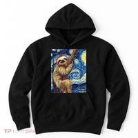 Starry Night Sloth Hoodie thumb 0