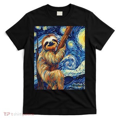 Starry Night Sloth T-Shirt