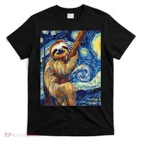 Starry Night Sloth T-Shirt thumb 0