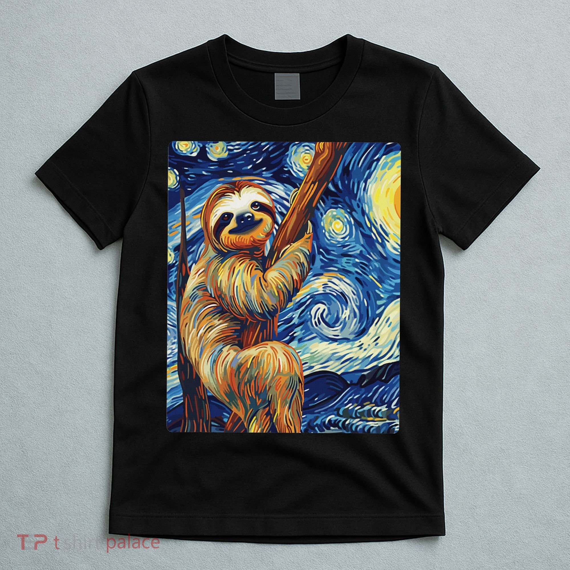 Starry Night Sloth T-Shirt