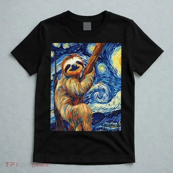Starry Night Sloth T-Shirt