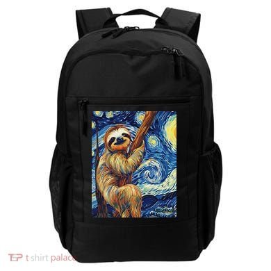 Starry Night Sloth Backpack