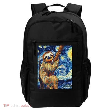 Starry Night Sloth Backpack