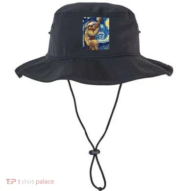 Starry Night Sloth Bucket Hat