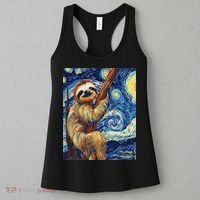Starry Night Sloth Women's Tank Top thumb 3