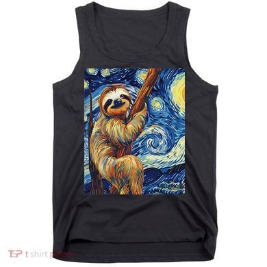 Starry Night Sloth Tank Top
