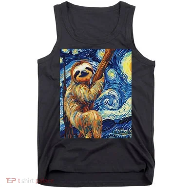 Starry Night Sloth Tank Top