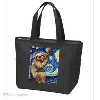 Starry Night Sloth Tote Bag thumb 3