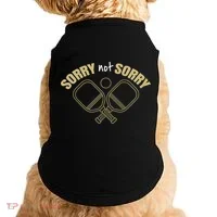 Sorry Not Sorry Pickleball Doggie Tank thumb 0