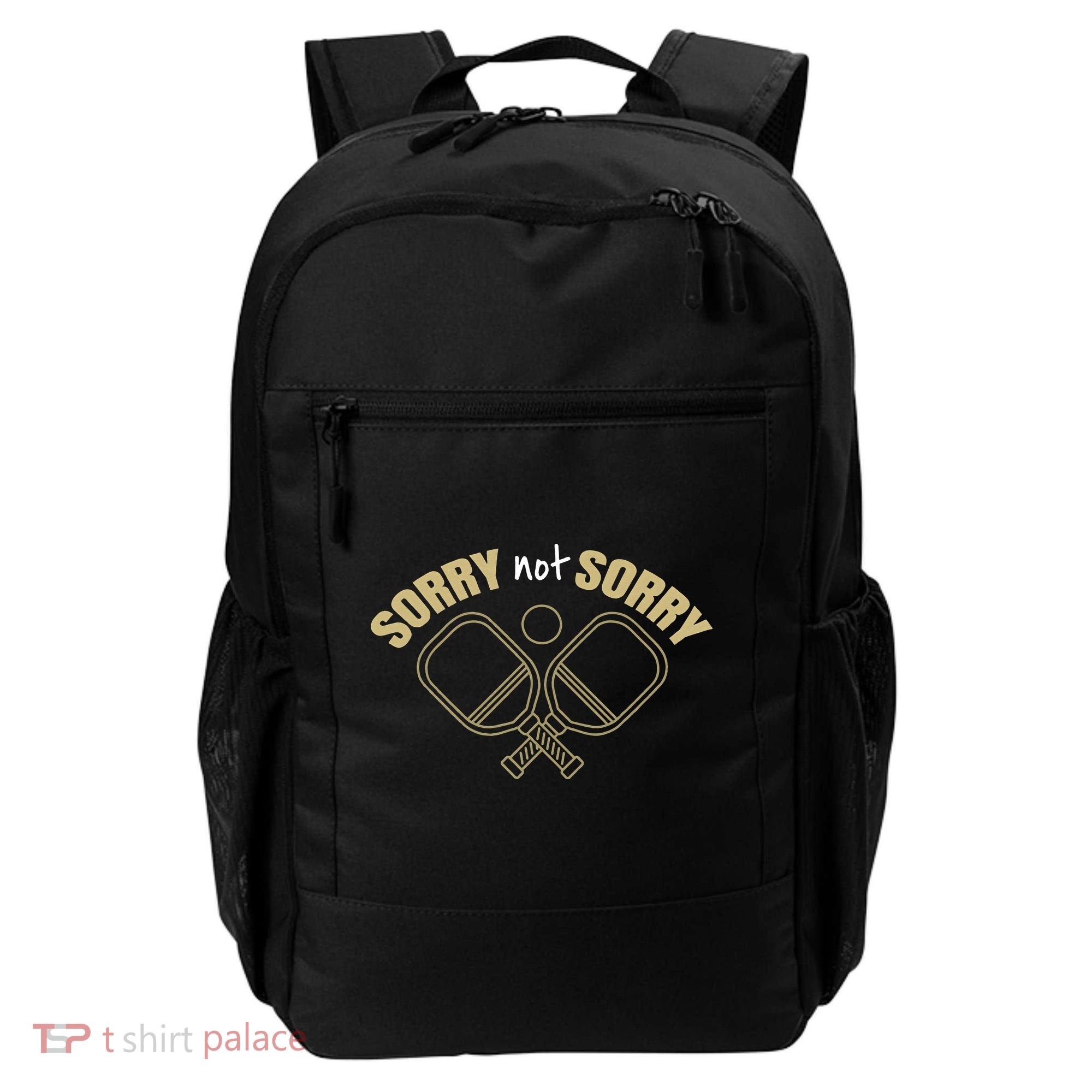 Sorry Not Sorry Pickleball Backpack