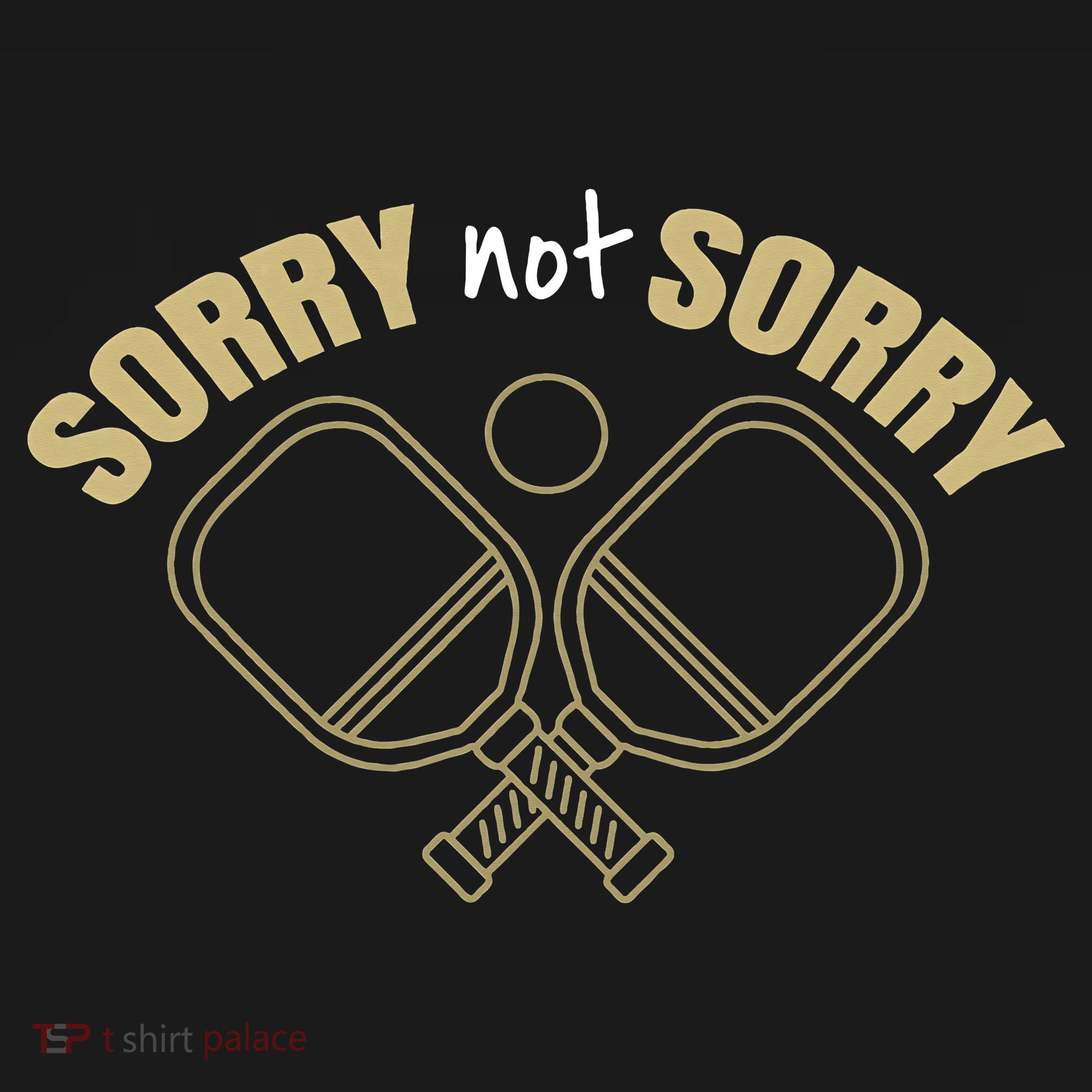 Sorry Not Sorry Pickleball Backpack