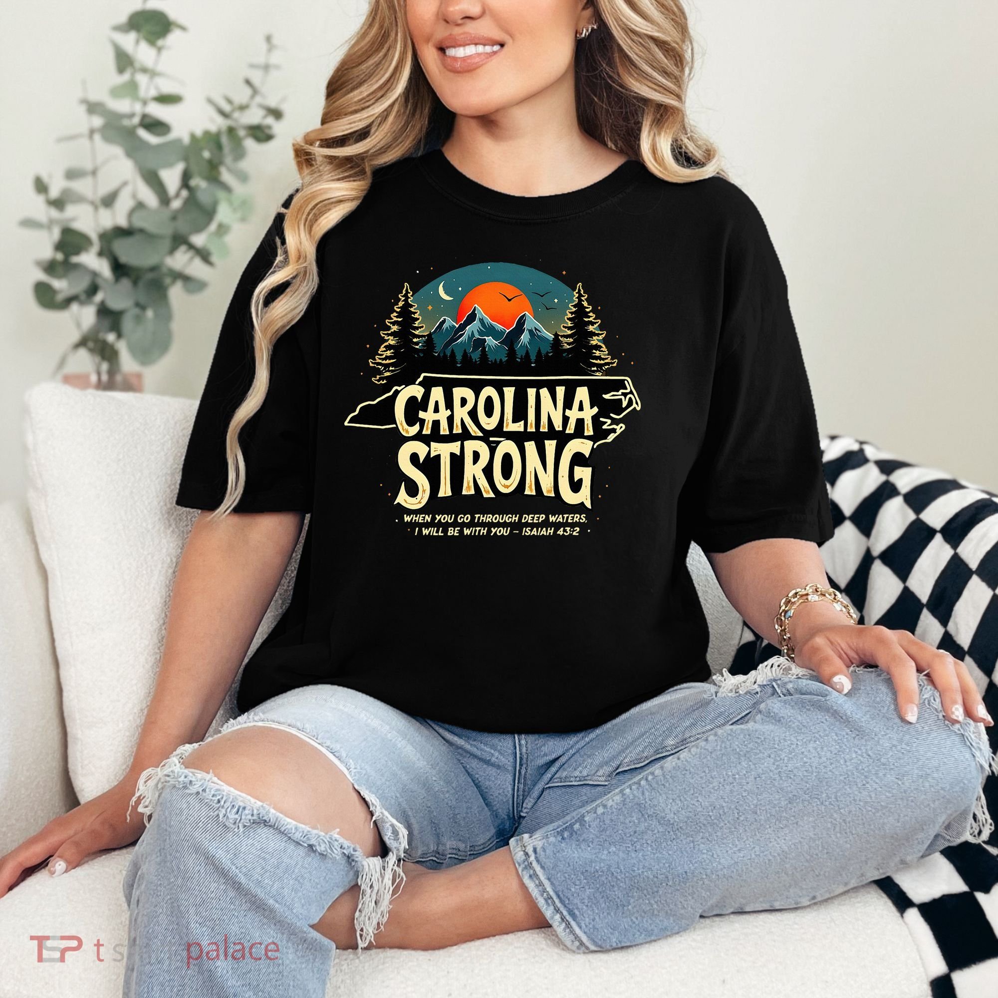 Strong Nc State Carolina Strong Support & Pray For Carolina Comfort Colors T-Shirt