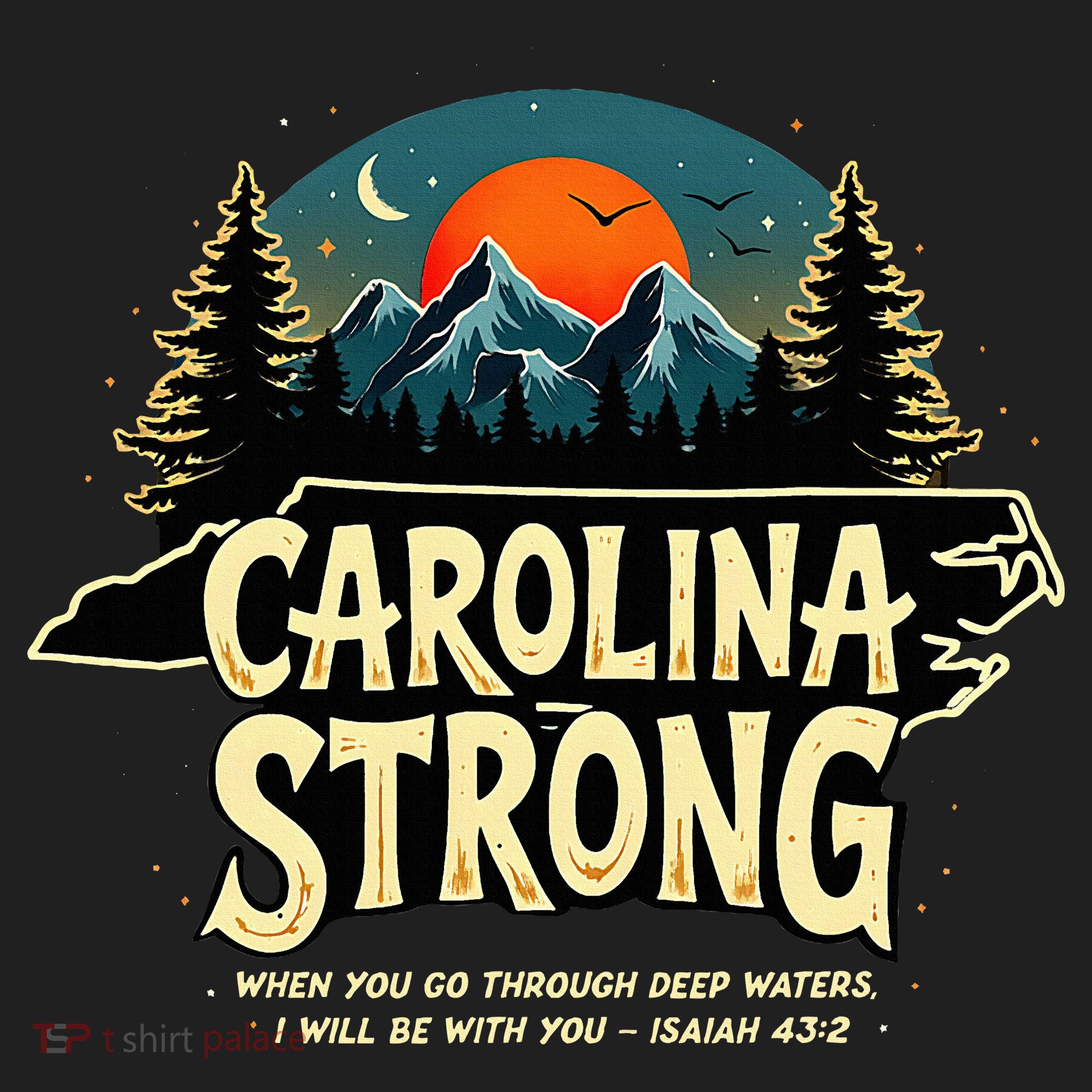 Strong Nc State Carolina Strong Support & Pray For Carolina Comfort Colors T-Shirt