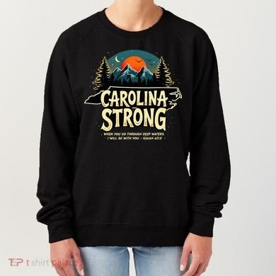 Strong Nc State Carolina Strong Support & Pray For Carolina Women's Sweatshirt