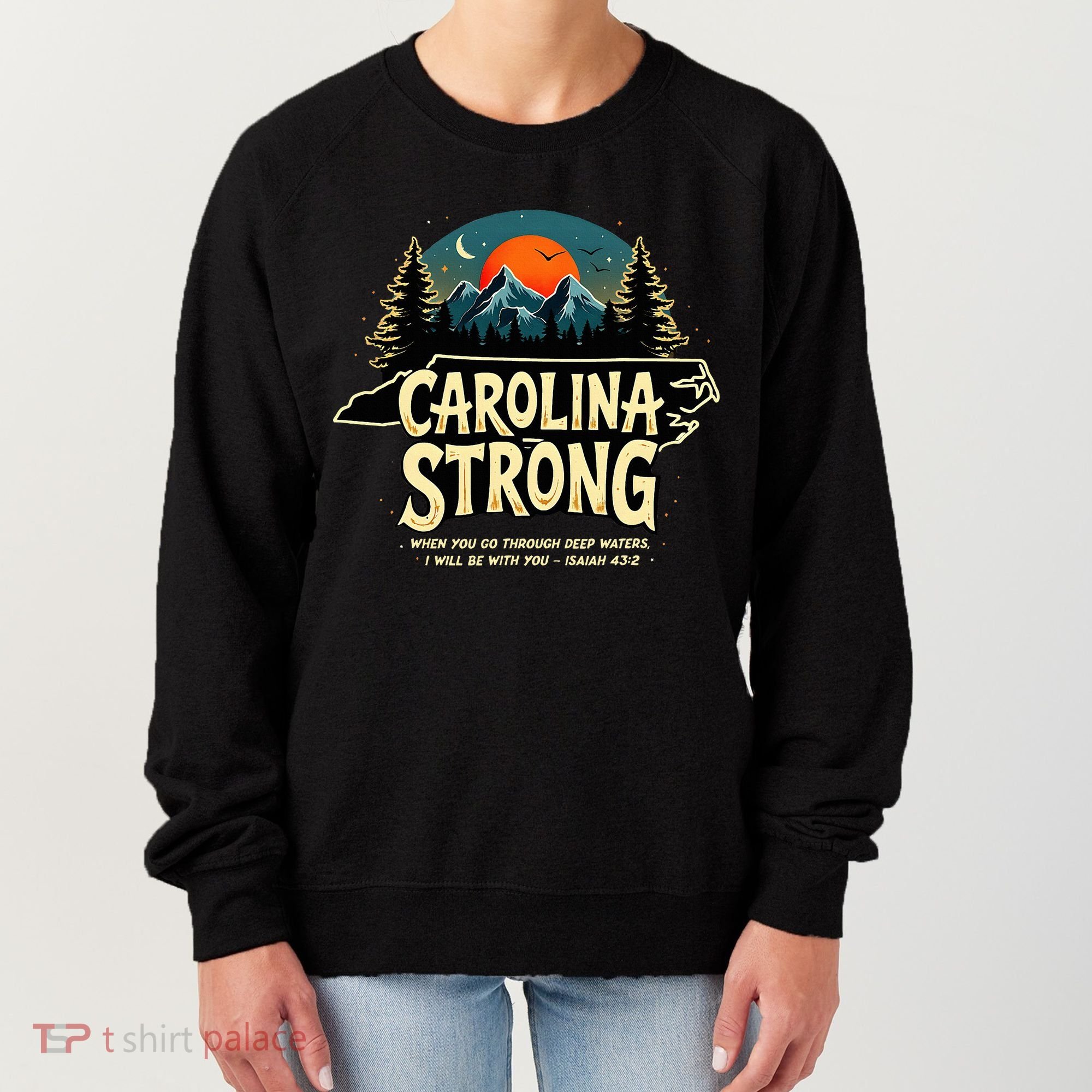 Strong Nc State Carolina Strong Support & Pray For Carolina Women's Sweatshirt