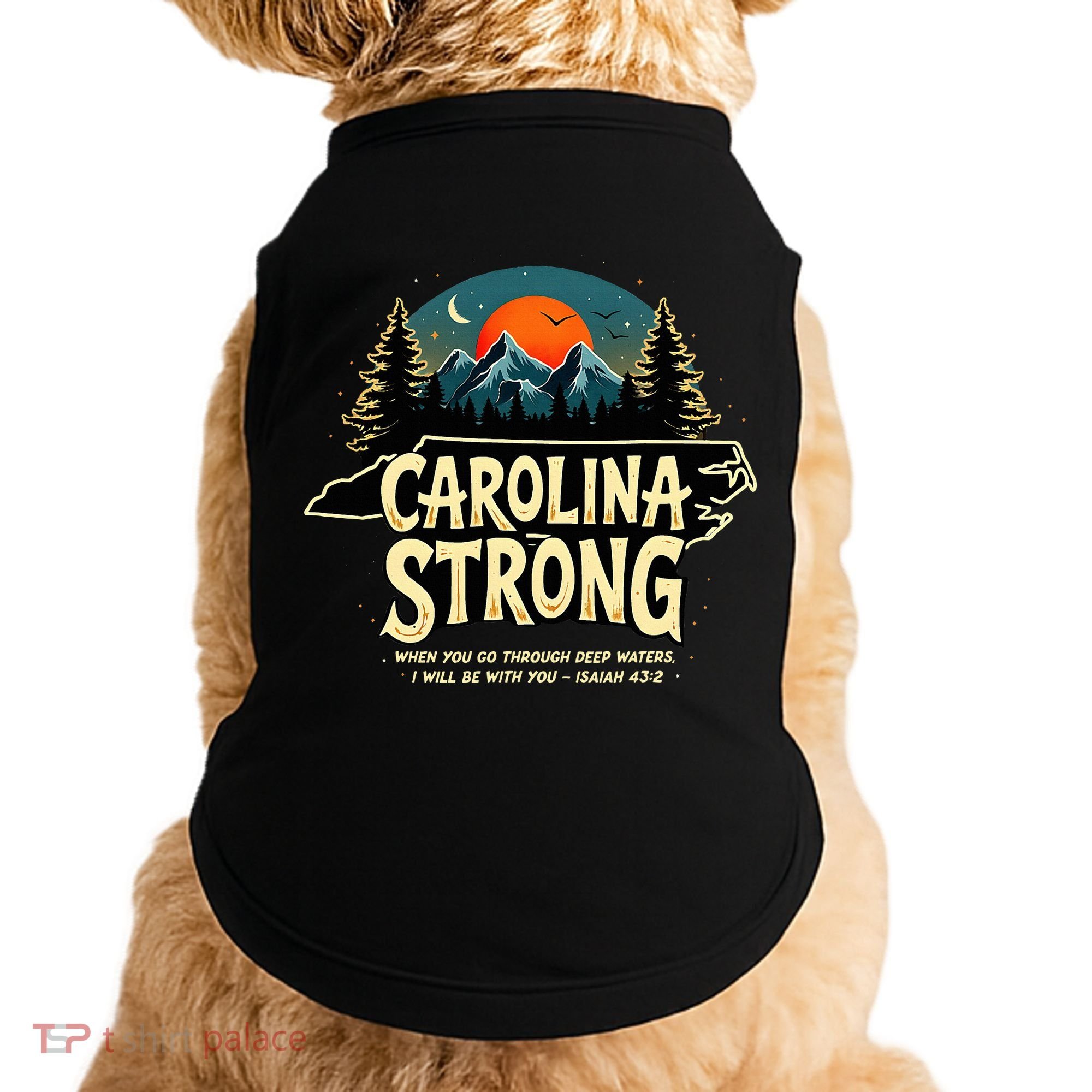 Strong Nc State Carolina Strong Support & Pray For Carolina Doggie Tank