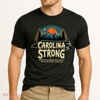 Strong Nc State Carolina Strong Support & Pray For Carolina Cooling Performance Crew T-Shirt thumb 2