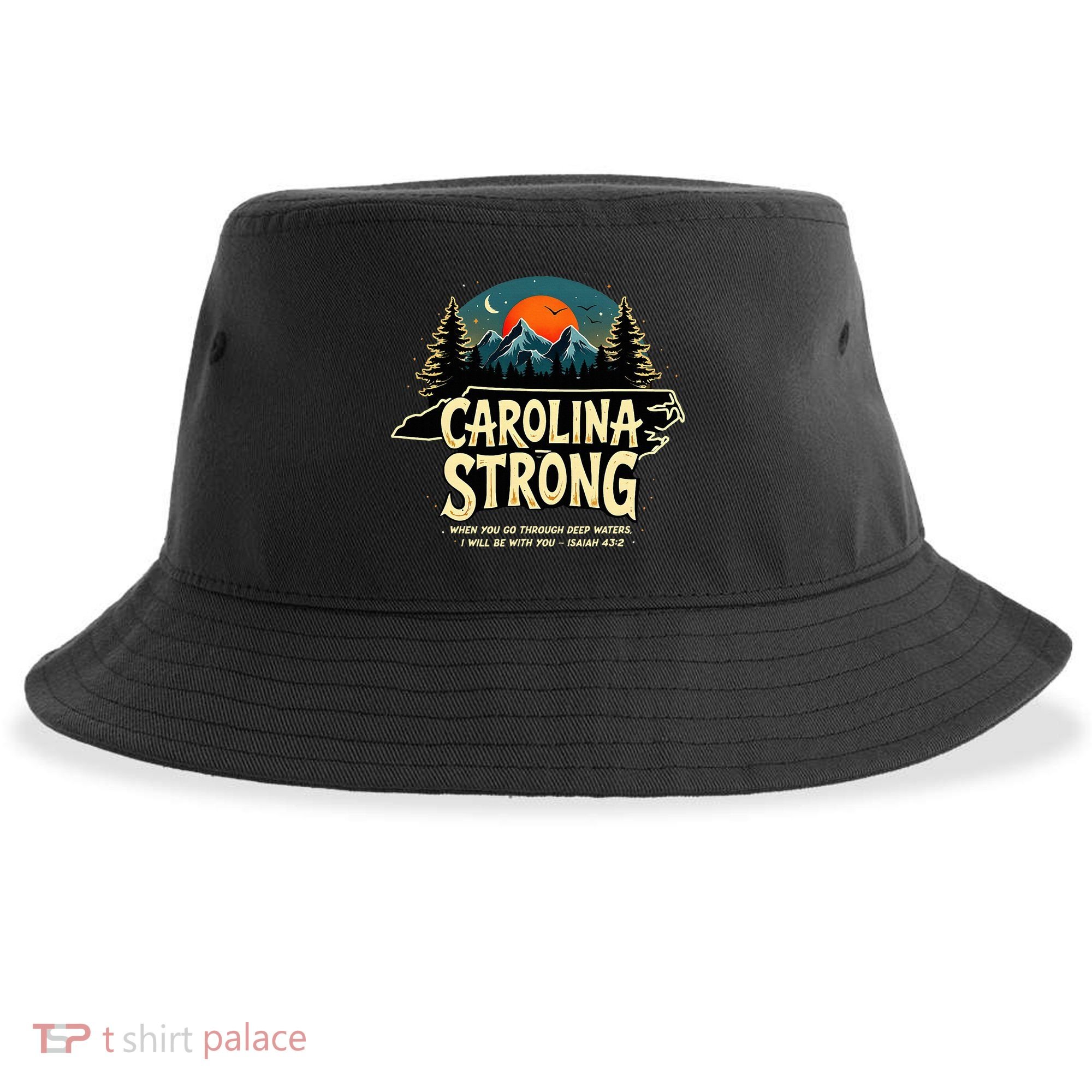 Strong Nc State Carolina Strong Support & Pray For Carolina Sustainable Bucket Hat
