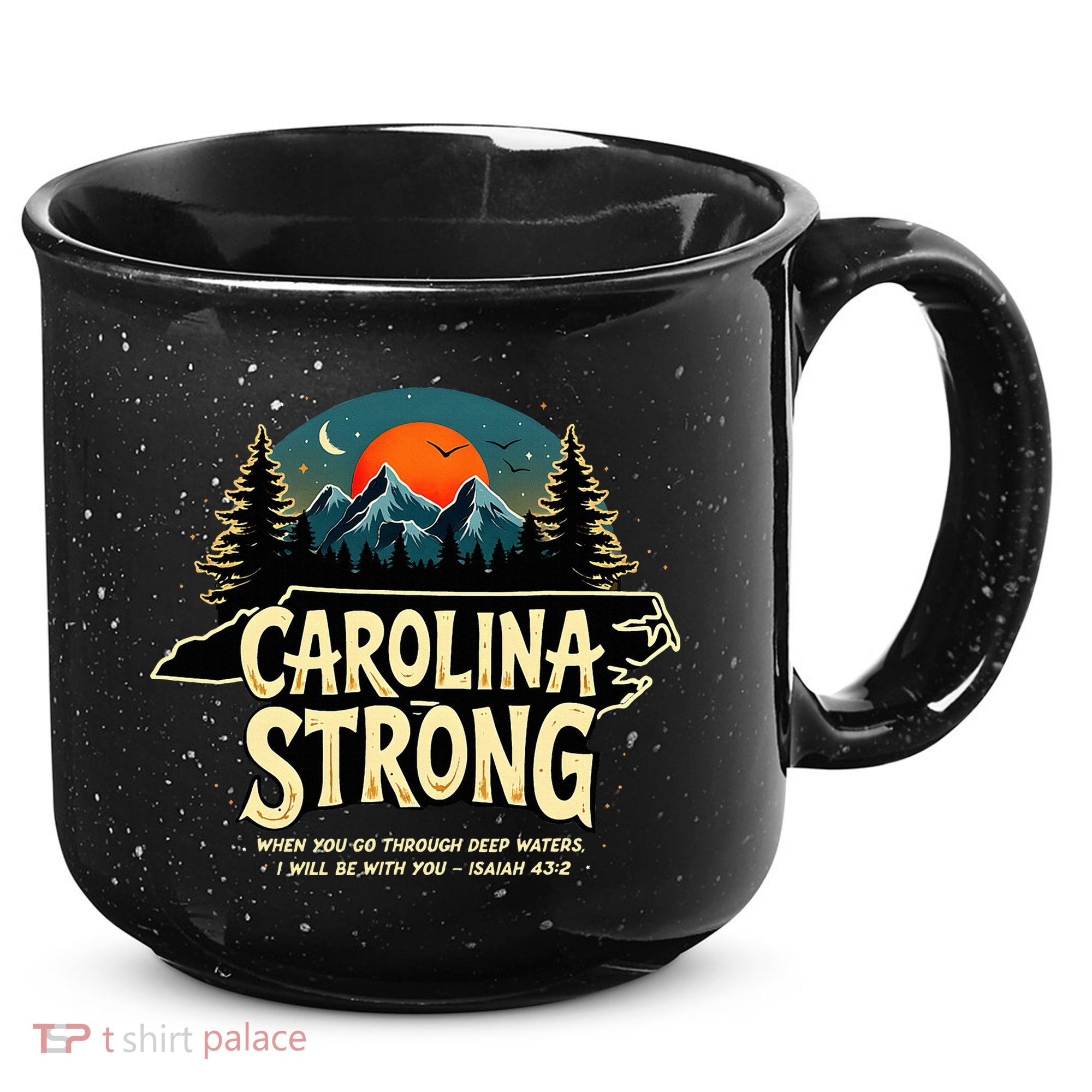 Strong Nc State Carolina Strong Support & Pray For Carolina 15oz Campfire Ceramic Mug