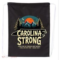 Strong Nc State Carolina Strong Support & Pray For Carolina Drawstring Bag thumb 0