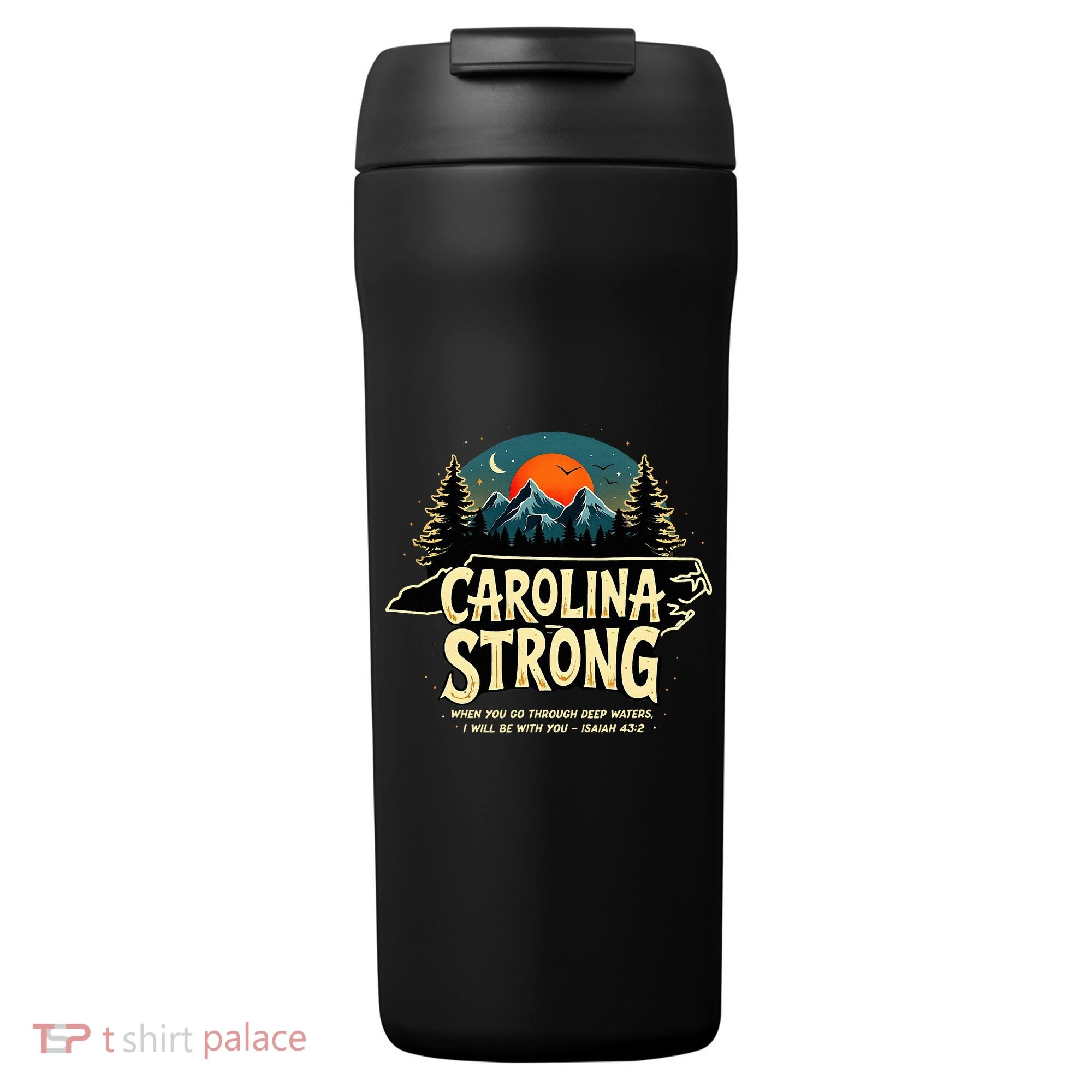 Strong Nc State Carolina Strong Support & Pray For Carolina 24oz Duet Stainless Steel Tumbler