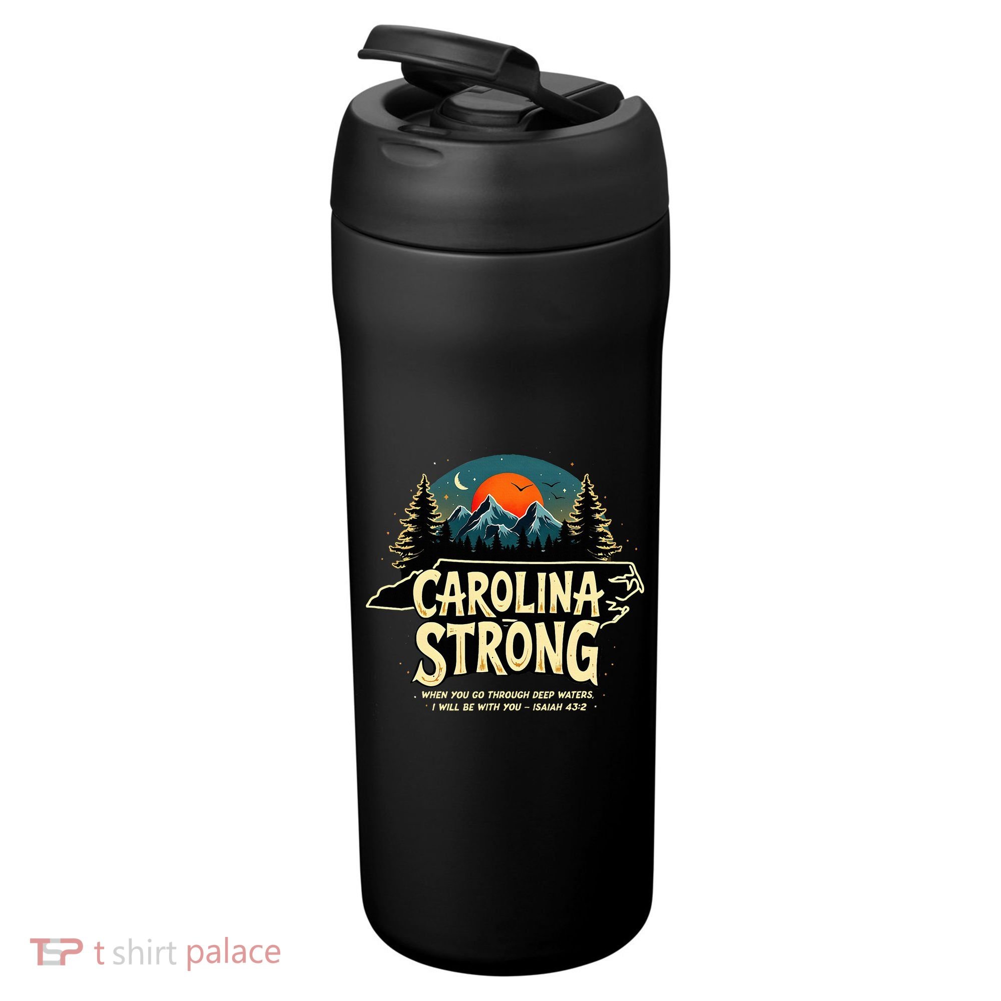 Strong Nc State Carolina Strong Support & Pray For Carolina 24oz Duet Stainless Steel Tumbler