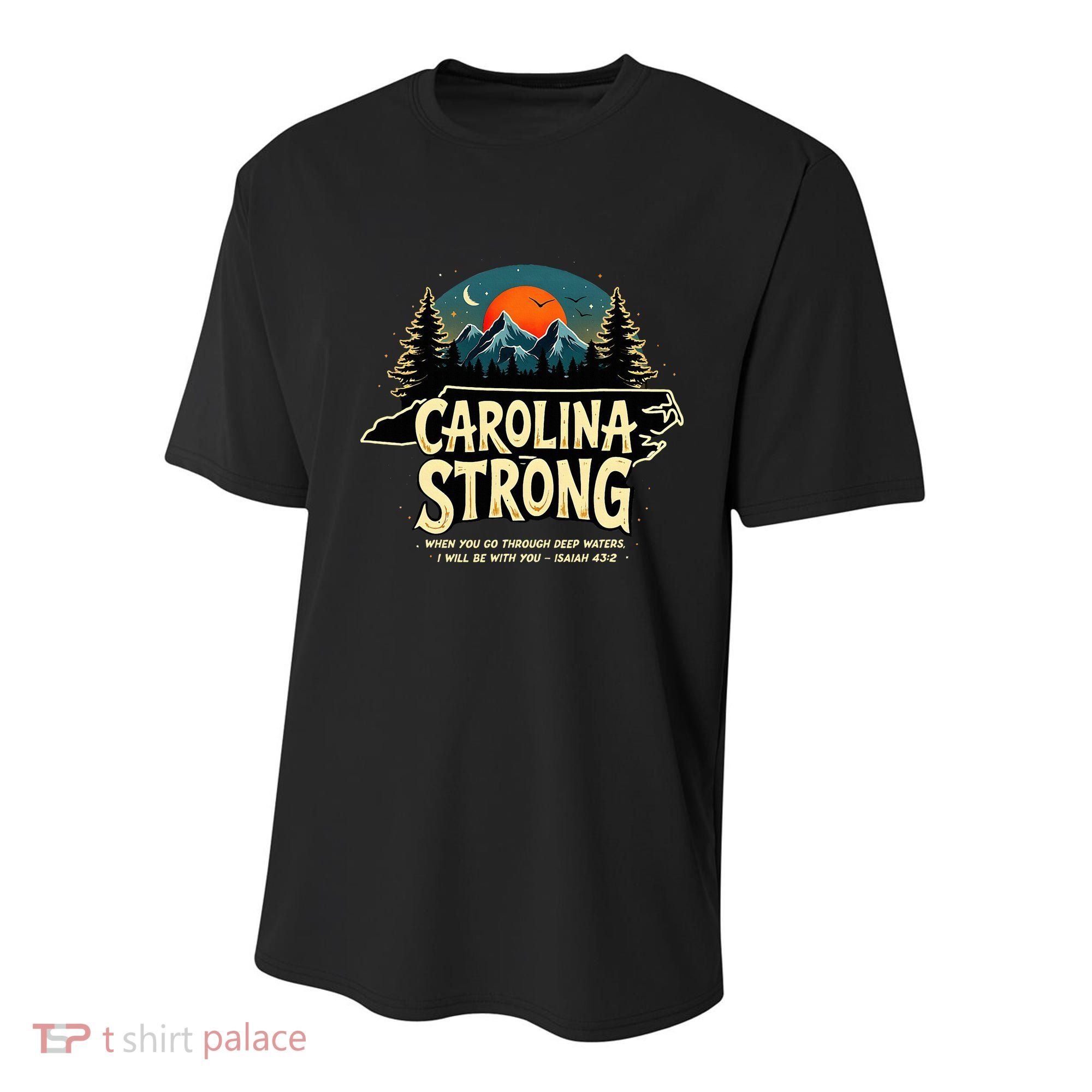 Strong Nc State Carolina Strong Support & Pray For Carolina Youth Performance Sprint T-Shirt