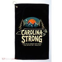 Strong Nc State Carolina Strong Support & Pray For Carolina Golf Towel thumb 0