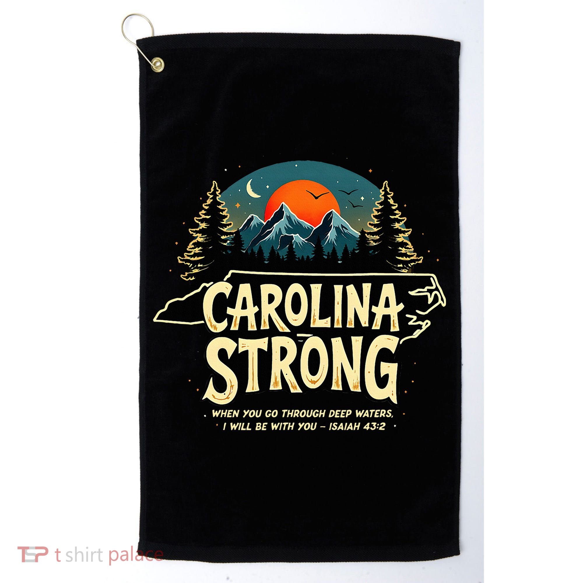 Strong Nc State Carolina Strong Support & Pray For Carolina Golf Towel