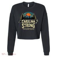 Strong Nc State Carolina Strong Support & Pray For Carolina Cropped Pullover Crew thumb 0