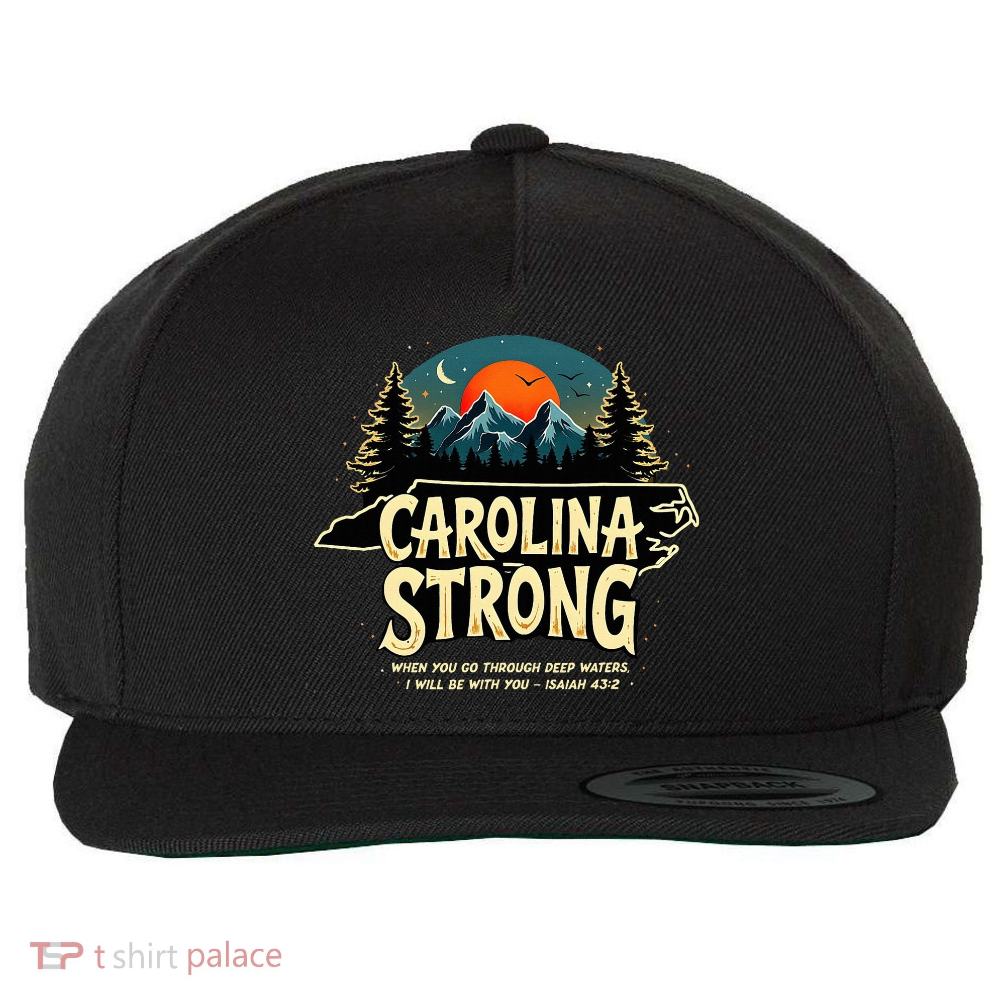 Strong Nc State Carolina Strong Support & Pray For Carolina Wool Snapback Cap