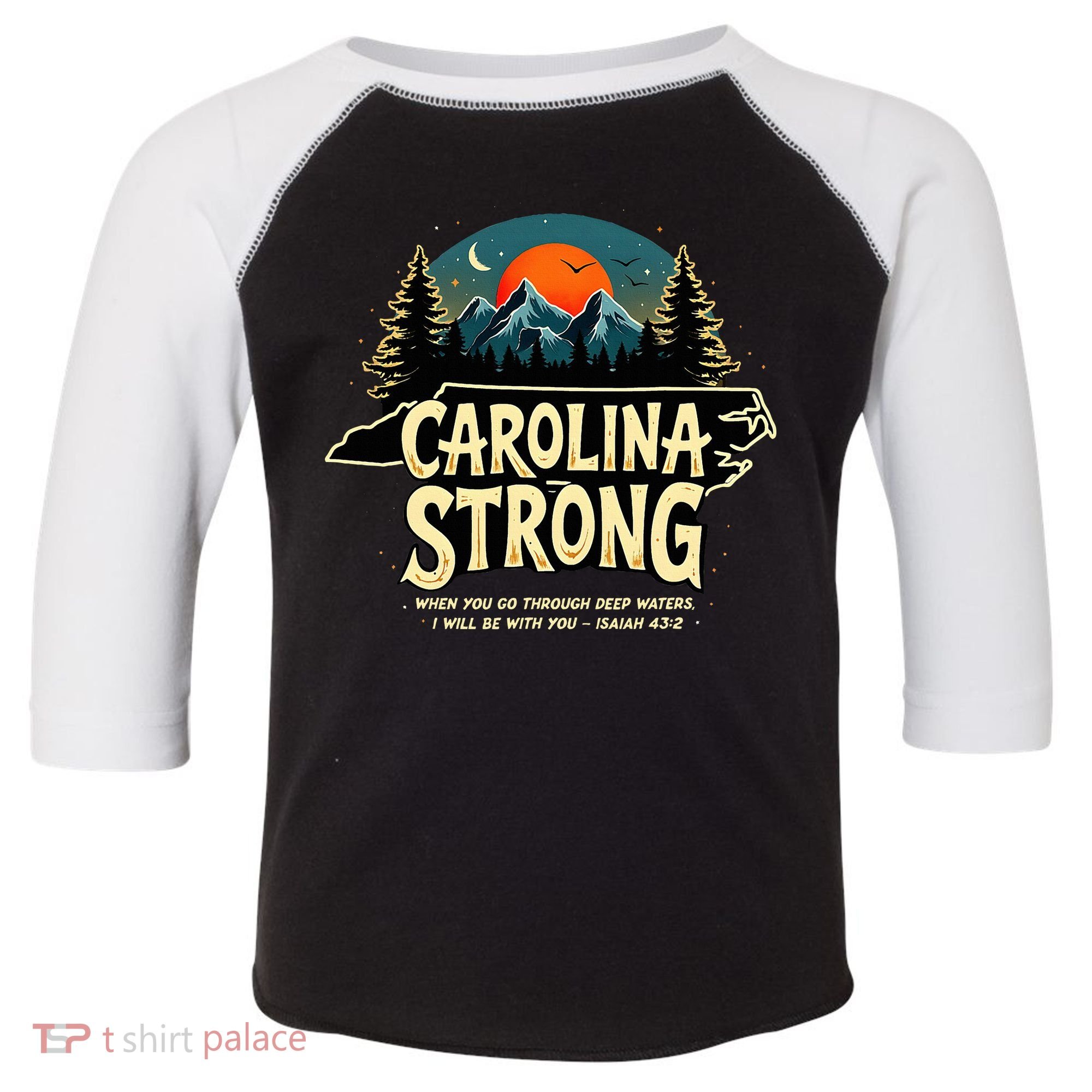 Strong Nc State Carolina Strong Support & Pray For Carolina Toddler Fine Jersey T-Shirt