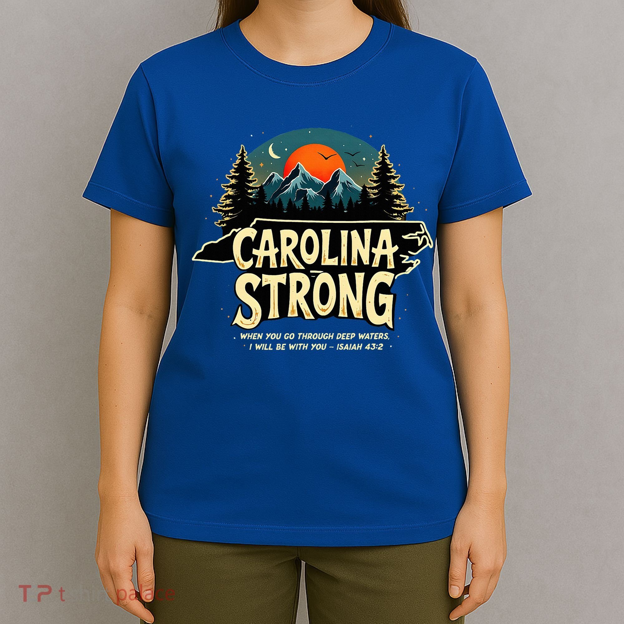 Strong Nc State Carolina Strong Support & Pray For Carolina T-Shirt