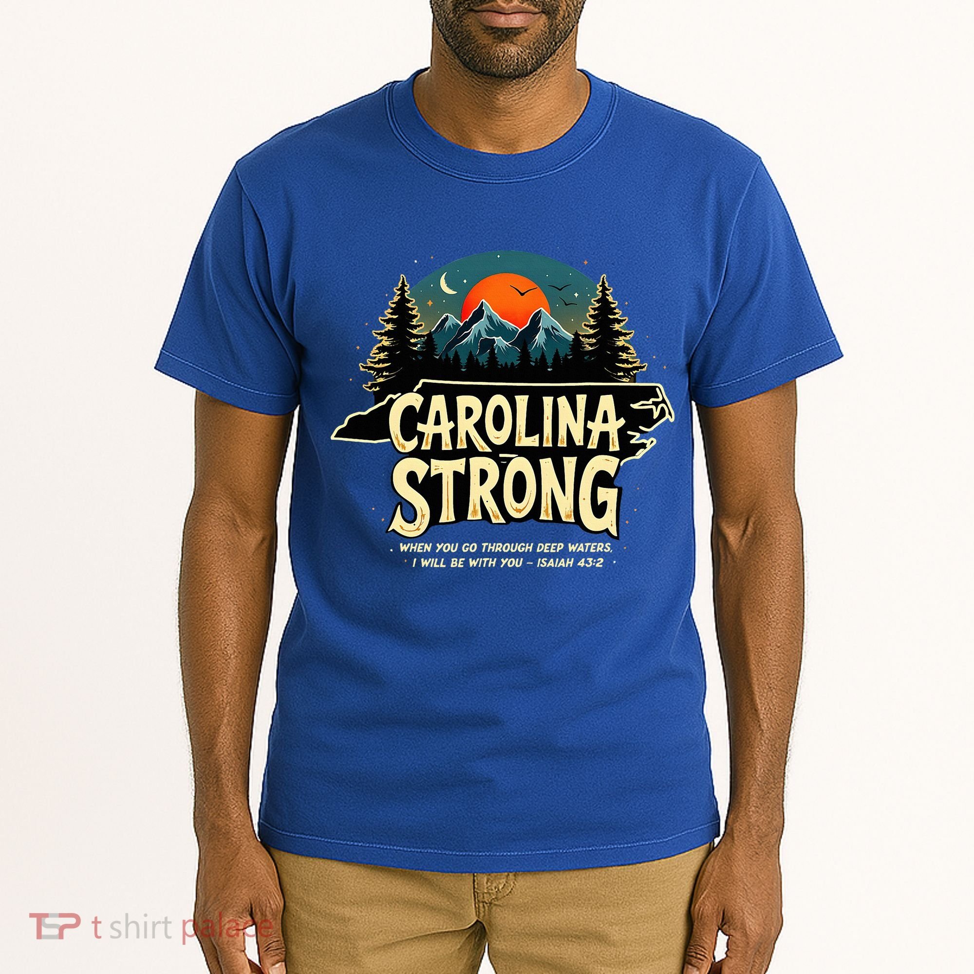 Strong Nc State Carolina Strong Support & Pray For Carolina Tall T-Shirt
