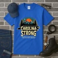 Strong Nc State Carolina Strong Support & Pray For Carolina Tall T-Shirt thumb 3