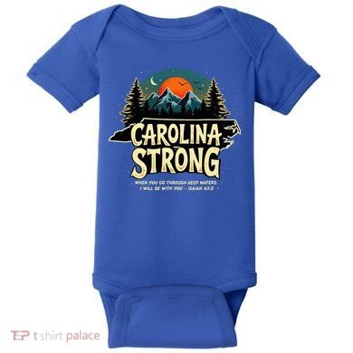 Strong Nc State Carolina Strong Support & Pray For Carolina Baby Bodysuit